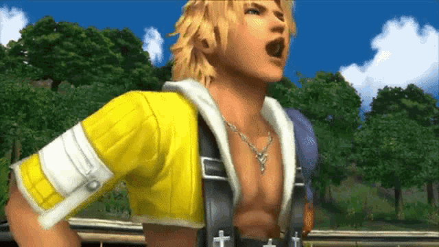 Tidus Laugh GIF - Tidus Laugh TidusLaugh GIFs