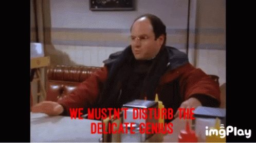 Delicate Genius Seinfeld GIF - DelicateGenius Genius Seinfeld