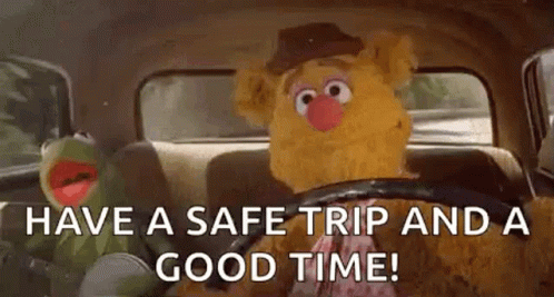 have a safe road trip gif