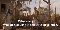 Science Wise GIF - Science Wise MontyPython - Discover & Share GIFs
