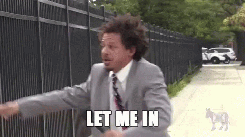 Let Me In Eric Andre GIF - LetMeIn EricAndre WannaComeIn GIFs