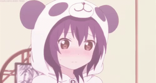 Chibi Anime Girl Blushing
