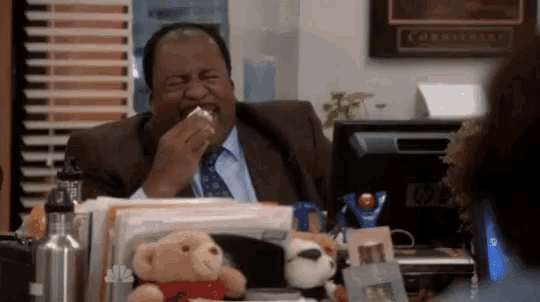 Image result for stanley laughing gif