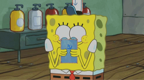 Spongebob Squarepants Reading GIF - SpongebobSquarepants Reading - Discover & Share GIFs
