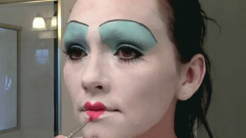 Queen Of Hearts Make-up GIF - KandeeJohnson MakeUpTutorial QueenOfHearts GIFs