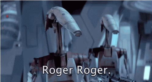 Roger Roger Droid GIF - RogerRoger Droid StarWars - Descubre ...