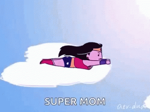 super mom gif