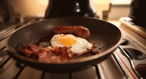 Breakfast GIF - Eggs Bacon Sausage GIFs