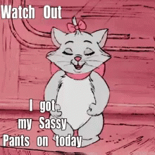 Aristocats Sassy Pants On GIF - Aristocats SassyPantsOn Monday ...