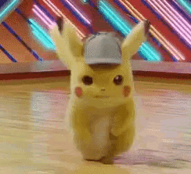 Image result for detective pikachu dancing gif