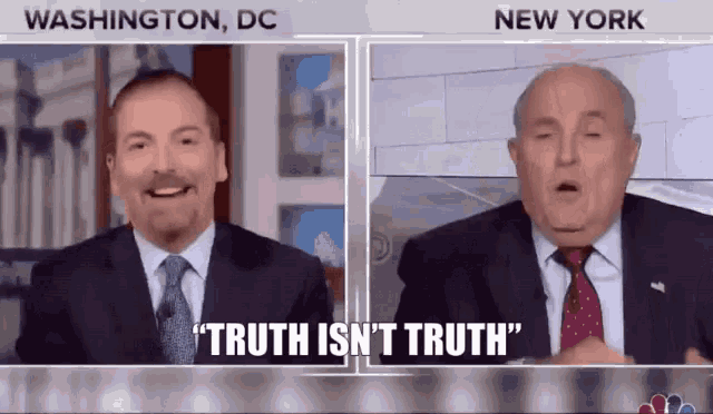 Image result for truth isn't truth giuliani gif