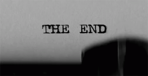 Image result for the end or is it gif"