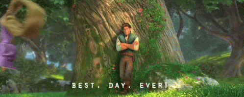 best day ever best gif best rapunzel tangled discover share gifs