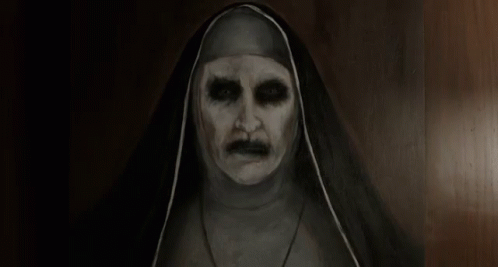 Image result for the nun gif