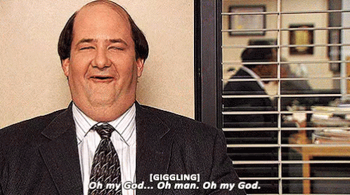 oh man gif theoffice brianbaumgartner kevinmalone discover