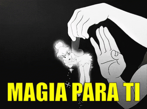 magia para ti campanita polvo de hadas nalgada gif tinkerbell slap