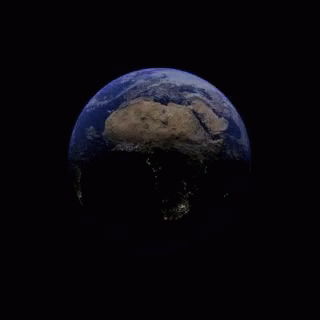 animated gif of spinning earth