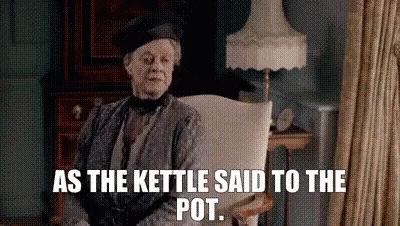 Maggie Smith Kettle GIF - MaggieSmith Kettle CallingThePot - Discover ...