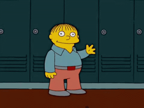 The Simpsons Ralph GIF - TheSimpsons Ralph Hi GIFs
