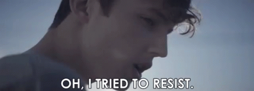 You can try to resist