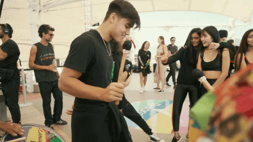 Bailey May Happy GIF - BaileyMay Happy Drums - Discover & Share GIFs