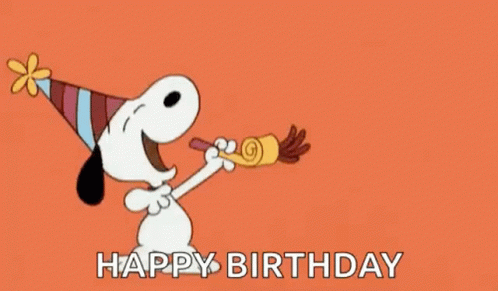 Snoopy Happy Birthday Gifs Tenor