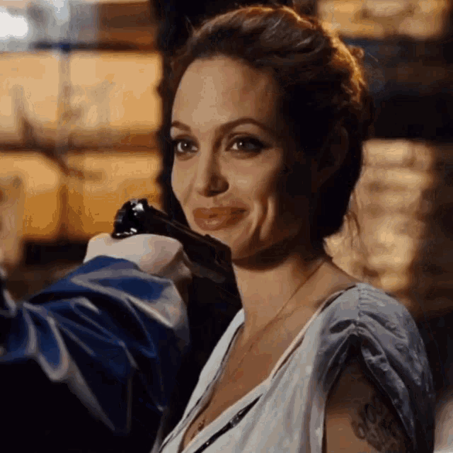 Angelina Jolie Wanted GIF - AngelinaJolie Wanted Movie ...