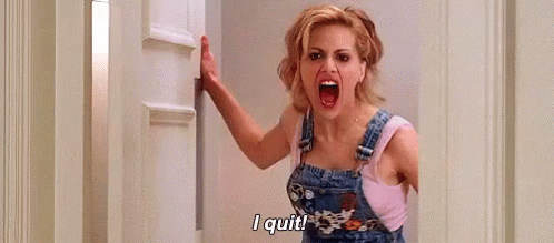 20 People Who Quit Their Job On The First Day Because It Was A 'Nope' Moment Done GIF - IQuit Quit Quitting GIFs