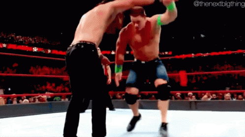 Resultado de imagen de John Cena Attitude Adjustment gif
