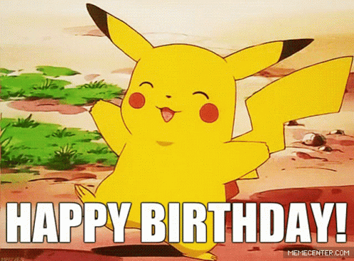 Happy Birthday Pikachu GIFs | Tenor
