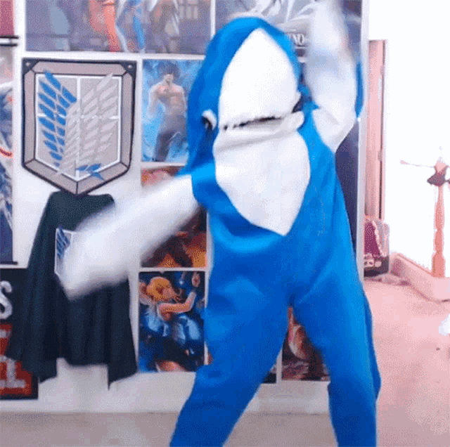 Dancing Shark Shark Mascot GIF - DancingShark SharkMascot ...