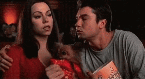 teasing a partner with flirting