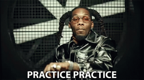 Practice Practive Makes Perfect GIF - Practice PractiveMakesPerfect KeepGoing - Discover & Share GIFs