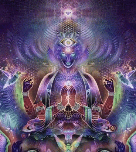 Psychedelic Meditation GIF - Psychedelic Meditation Focus - Discover &  Share GIFs