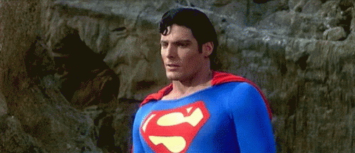 Image result for superman smirk gif