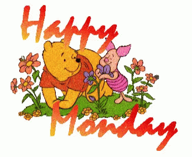 Happy Monday Winnie The Pooh Gif Happymonday Winniethepooh Piglet Discover Share Gifs