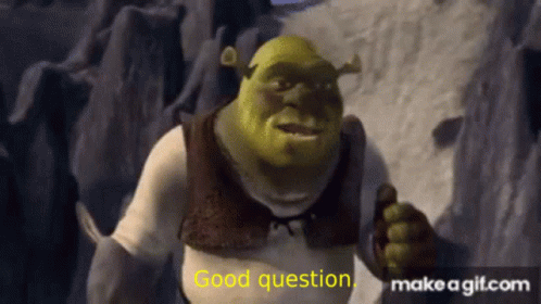 Good Question Meme GIF - GoodQuestion Meme Shrek - Discover & Share GIFs