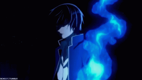 Anime Blue Flame GIF - Anime BlueFlame CodeBreaker - Discover & Share GIFs