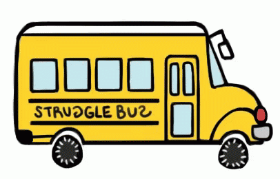 Image result for struggle bus gif