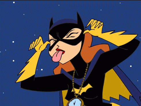 Bat Girl Tongue GIF - BatGirl Tongue Superhero GIFs
