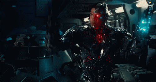 Image result for cyborg gif justice league