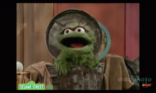 Sesame Street Oscar The Grouch GIF - SesameStreet OscarTheGrouch Trashcan -  Discover & Share GIFs