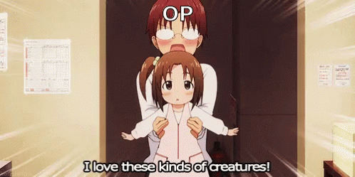 ilove these kinds of creatures anime gif