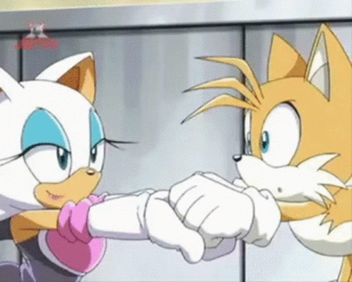 Sonic And Tails Hug Gif