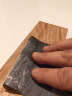 Sandpaper To Wood GIF - Sandpaper Sanding SandingWood GIFs
