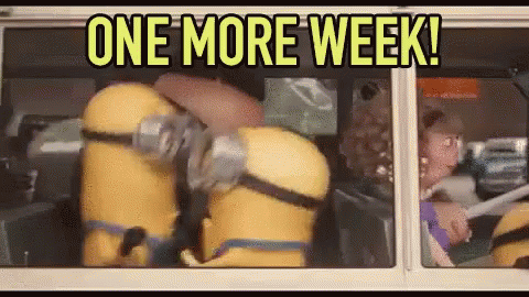 One More Week GIF - OneMoreWeek - Discover & Share GIFs
