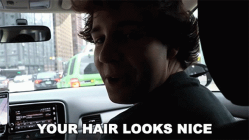 Your Hair Looks Nice Slick Hair GIF - YourHairLooksNice SlickHair ...