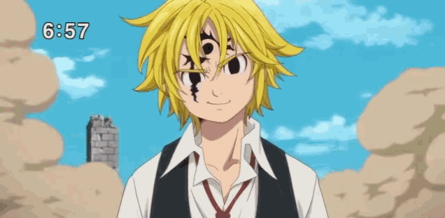 meliodas smile