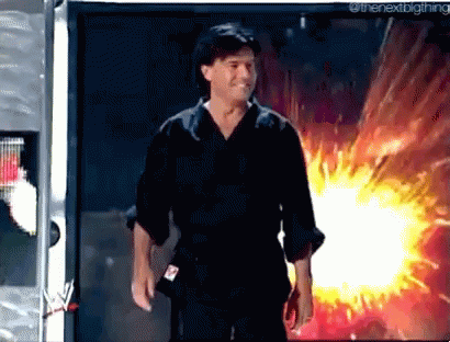 Resultado de imagem para Eric Bischoff entrance gif