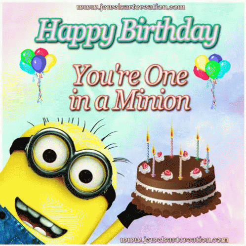 Minions Happy Birthday GIF - Minions HappyBirthday Birthday - Discover ...